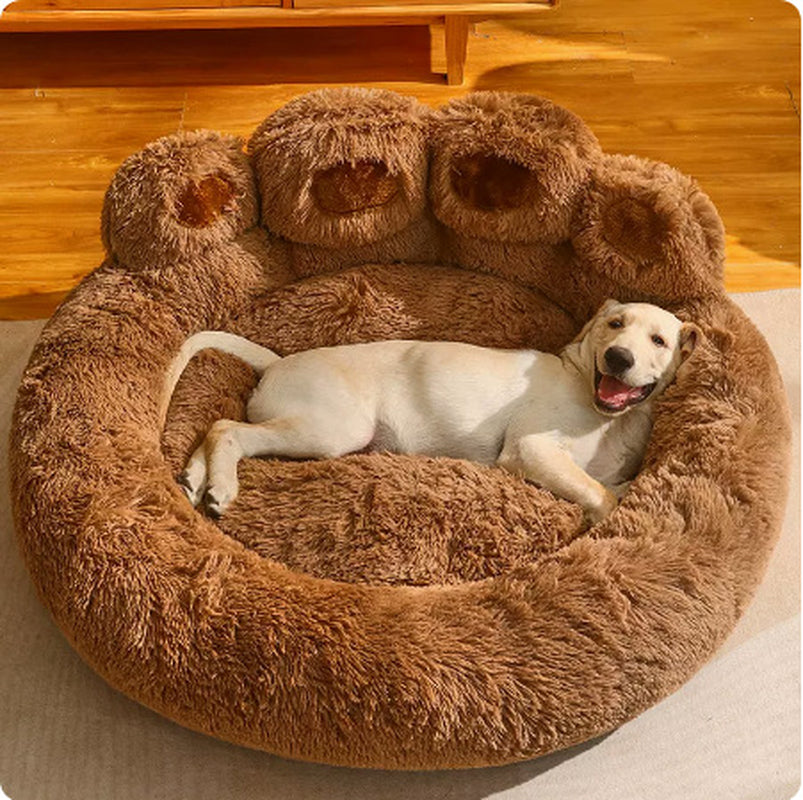 Kennel Warm Medium Large Dog Corgi Golden Retriever Bed Fleece-Lined Sofa Mattress